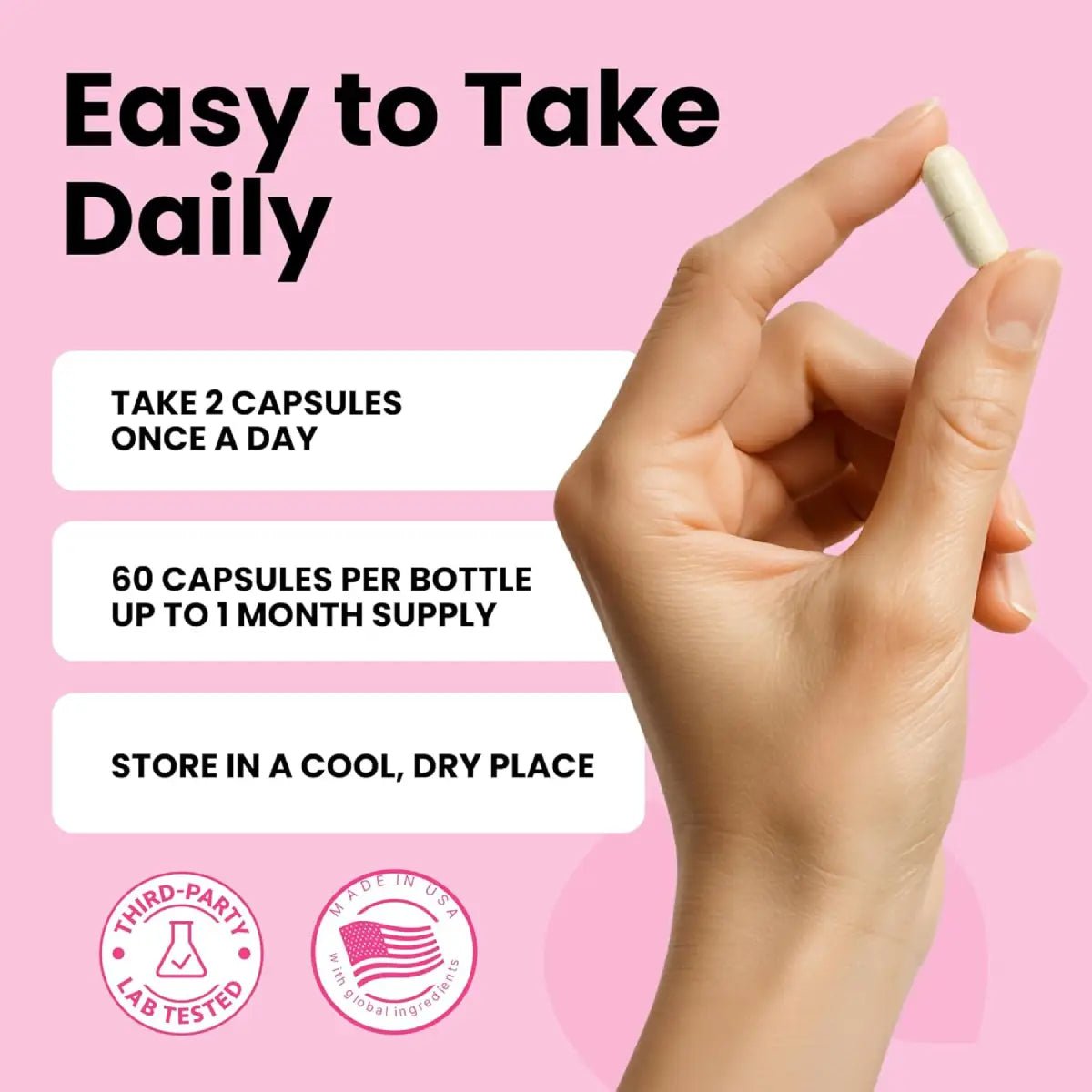 Luma Nutrition Women’s Probiotic 50 Billion + Prebióticos 60 Cápsulas - Hi Vitamins