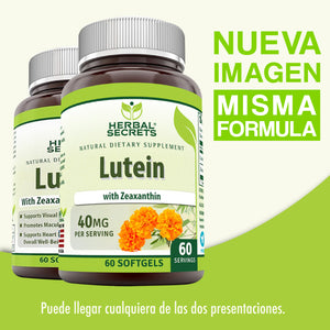 HERBAL SECRETS® LUTEIN 40MG 60 SOFTGELS