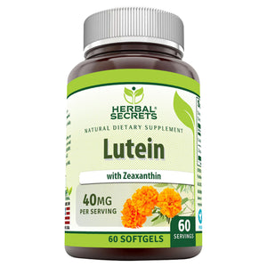 HERBAL SECRETS® LUTEIN 40MG 60 SOFTGELS