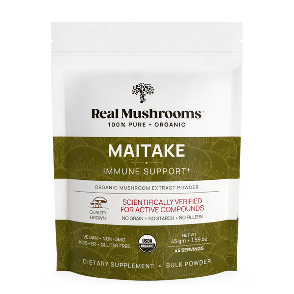 Real Mushrooms Maitake en Polvo 1.59oz 45 Servings - Hi Vitamins