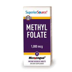 SUPERIOR SOURCE® METHYL FOLATE 60 MICROLINGUAL TABLETS