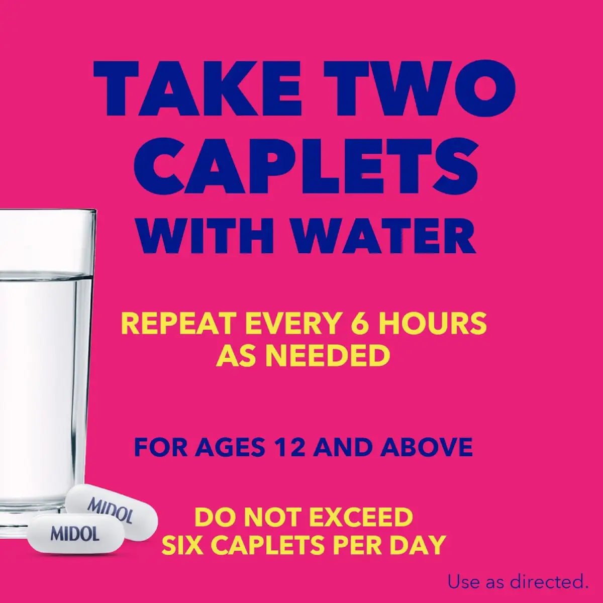 Midol Analgésico de Múltiples Síntomas 40 Comprimidos - Hi Vitamins