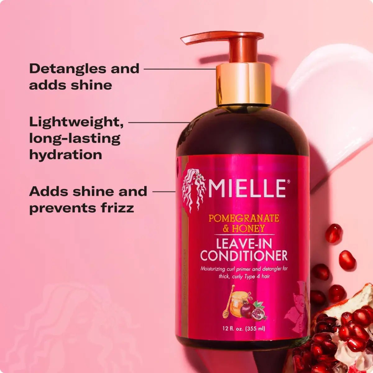 Mielle® Acondicionador sin enjuague 355 ml - Hi Vitamins
