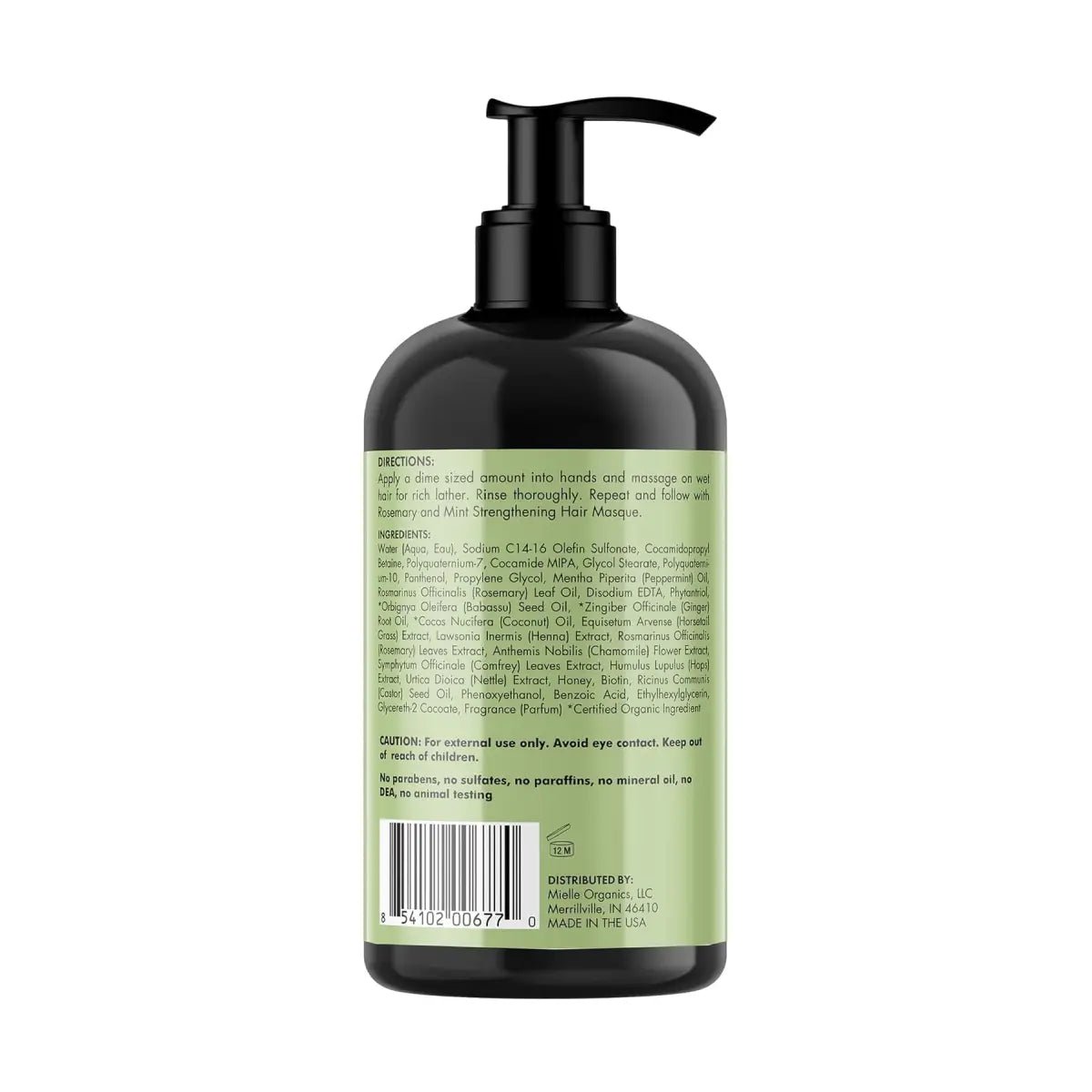 Mielle® Shampoo Fortalecedor con Romero y Menta 355 ml - Hi Vitamins