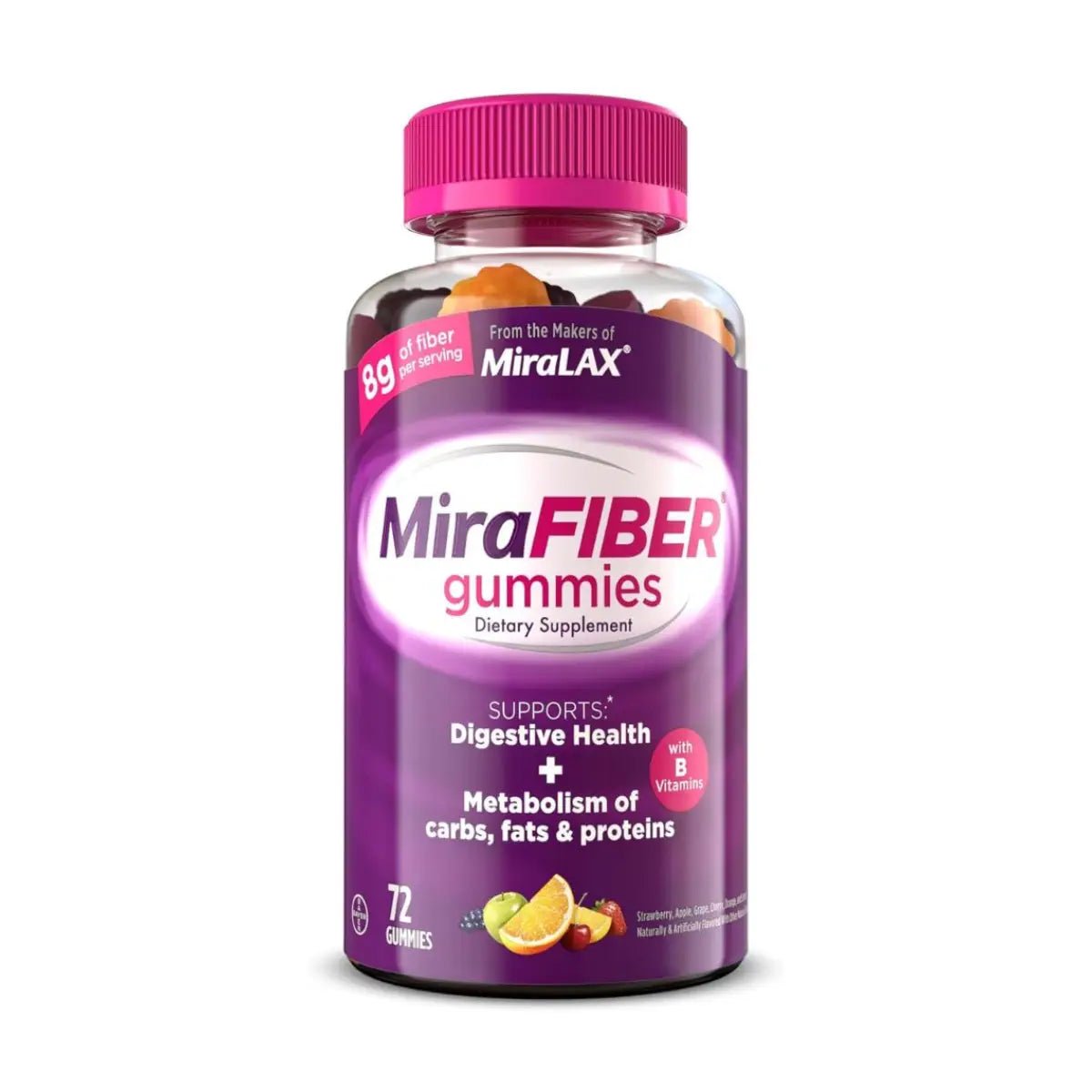 MiraFIBER® Salud Digestiva + Metabolismo 72 Gomitas - Hi Vitamins