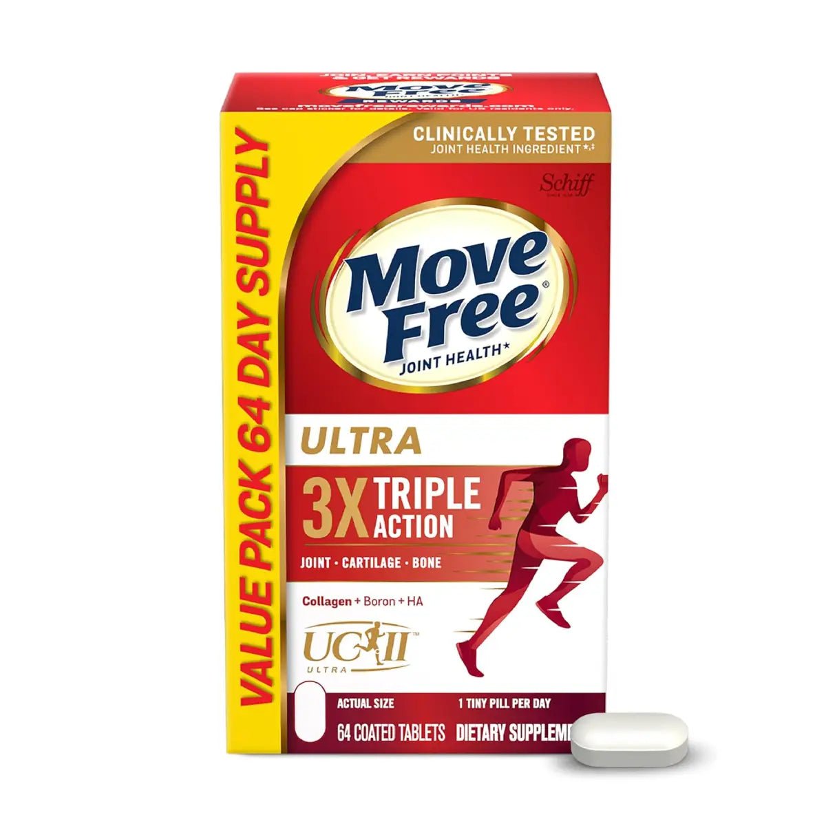 Move Free® Ultra 3X Triple Acción 64 Tabletas - Hi Vitamins