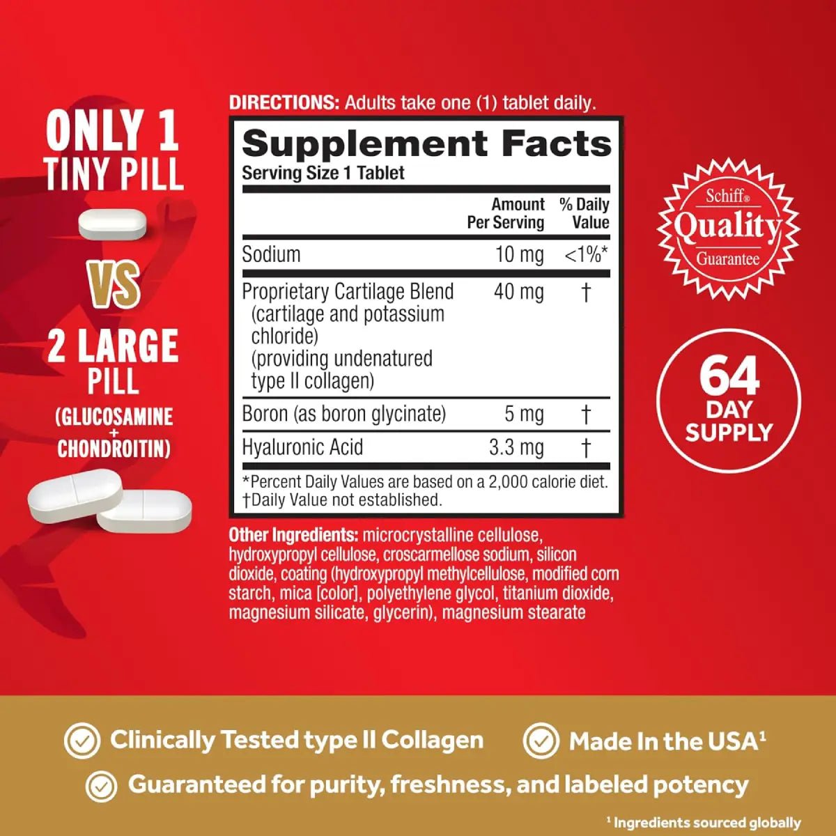 Move Free® Ultra 3X Triple Acción 64 Tabletas - Hi Vitamins