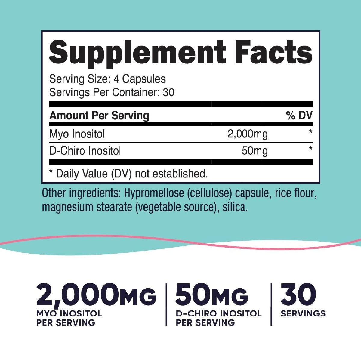 Nutricost Myo D - Chiro Inositol Women 120 Cápsulas Balance Hormonal y Salud Femenina - Hi Vitamins