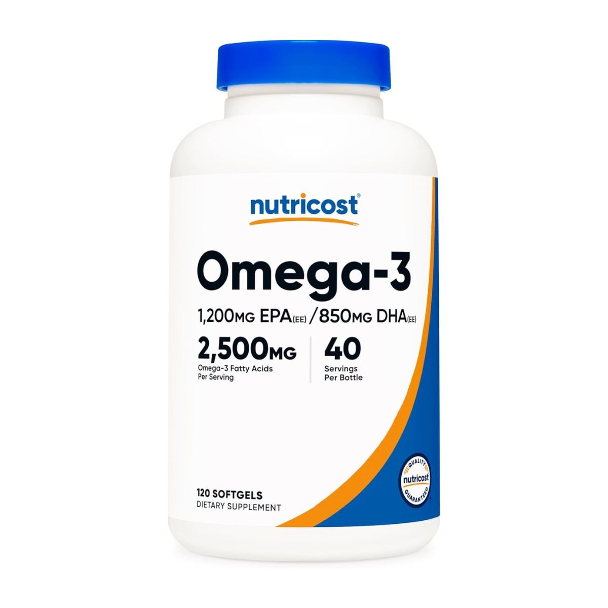 Nutricost Omega 3 (450/300) (1,250 Mg) (120 Softgels) - Hi Vitamins