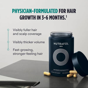 Nutrafol Men Nutracéutico para el Crecimiento del Cabello 120 Cápsulas - Hi Vitamins