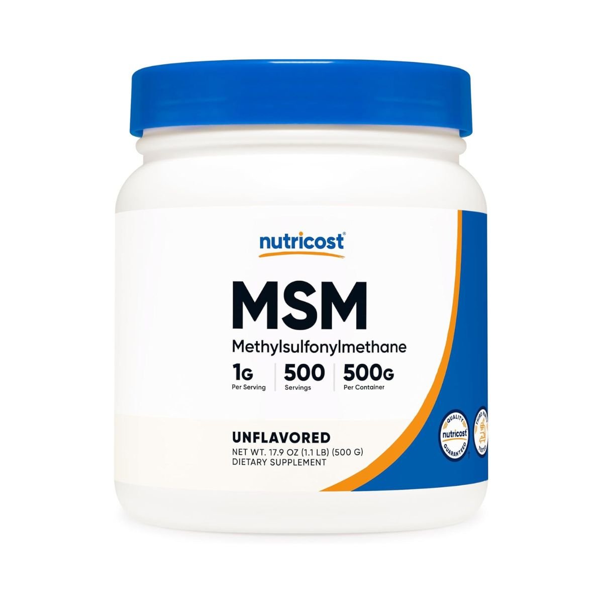 Nutricost MSM 500gr - Hi Vitamins