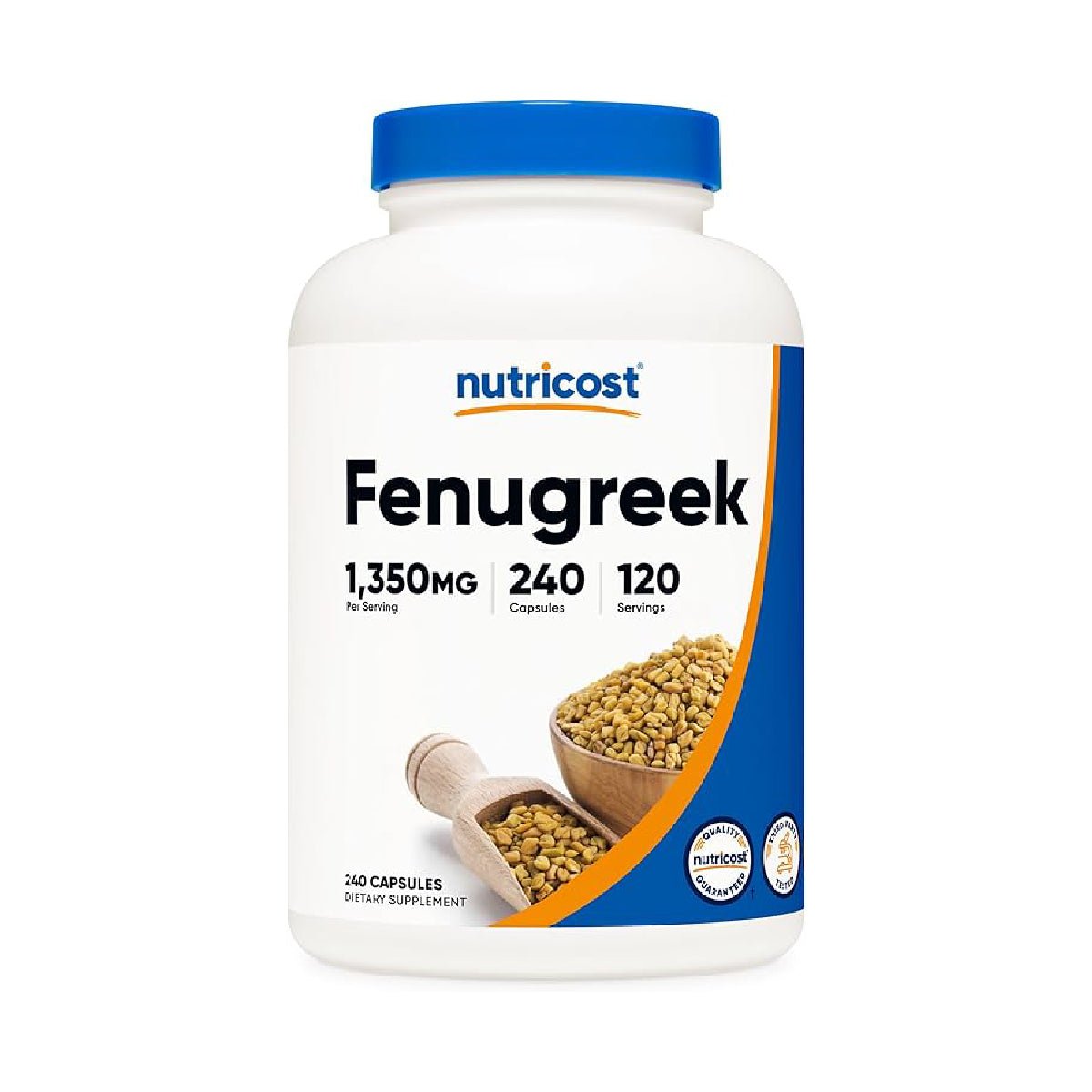 NUTRICOST FENUGREEK SEED 1350 MG 240 CAPSULES - Hi Vitamins