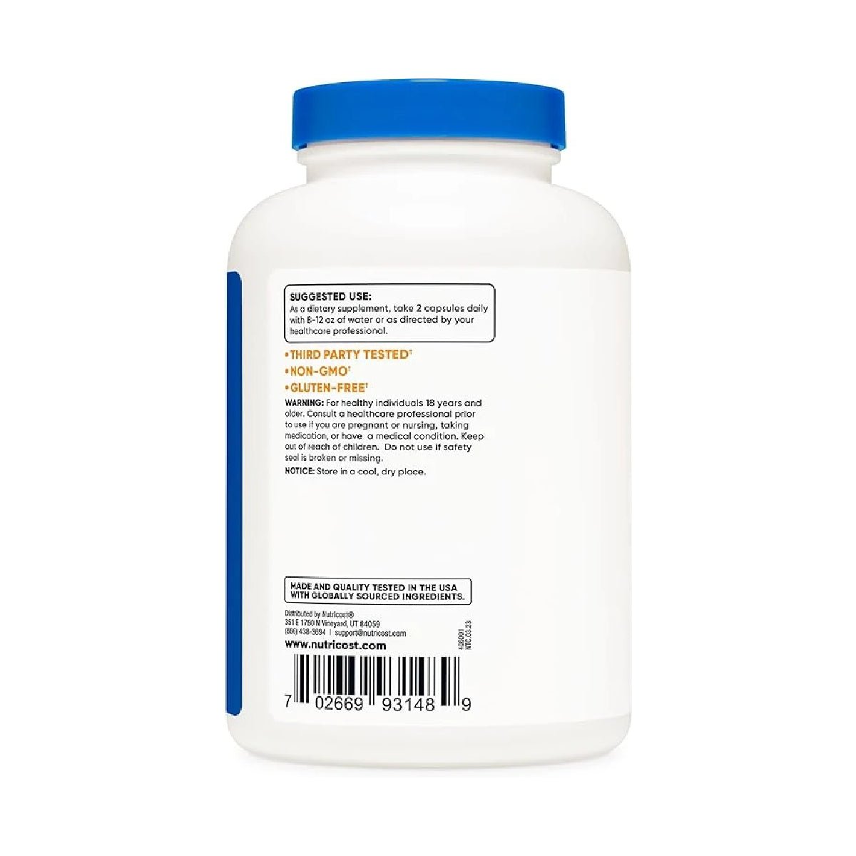 NUTRICOST FENUGREEK SEED 1350 MG 240 CAPSULES - Hi Vitamins