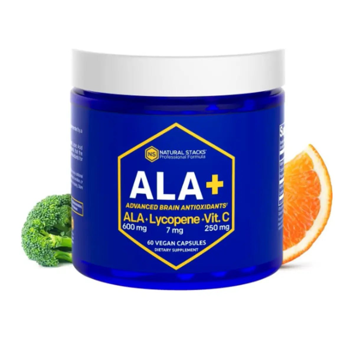 Natural Stacks ALA + Lycopene + Vit C 60 cápsulas - Hi Vitamins