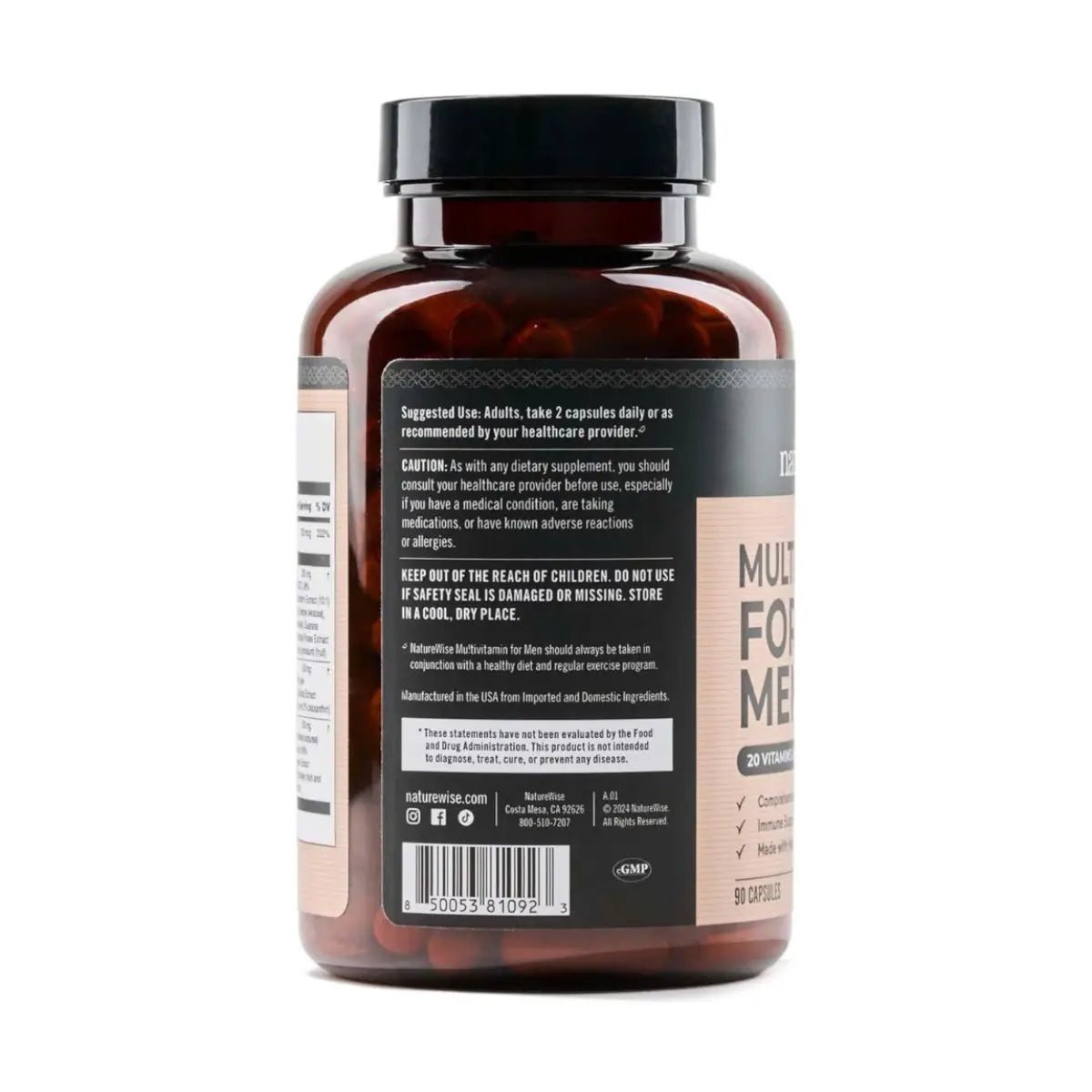 NatureWise® Multivitamínico para Hombres - Hi Vitamins