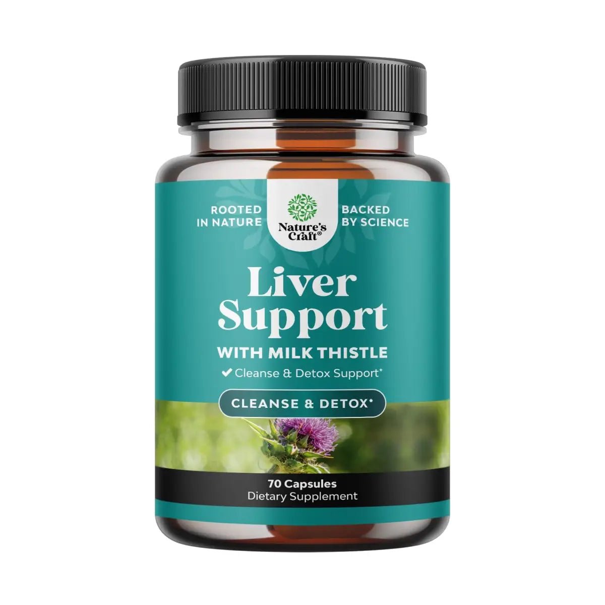 Nature’s Craft Apoyo Hepático con Cardo Mariano 70 Cápsulas - Hi Vitamins