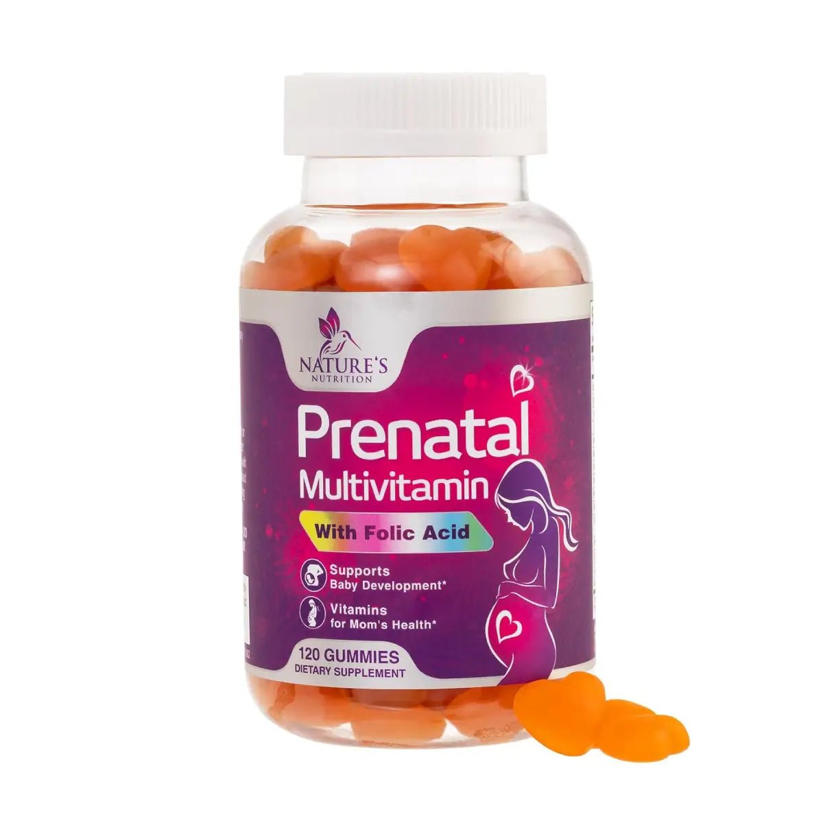 Nature's Nutrition® Multivitamínico Prenatal 120 Gomitas - Hi Vitamins