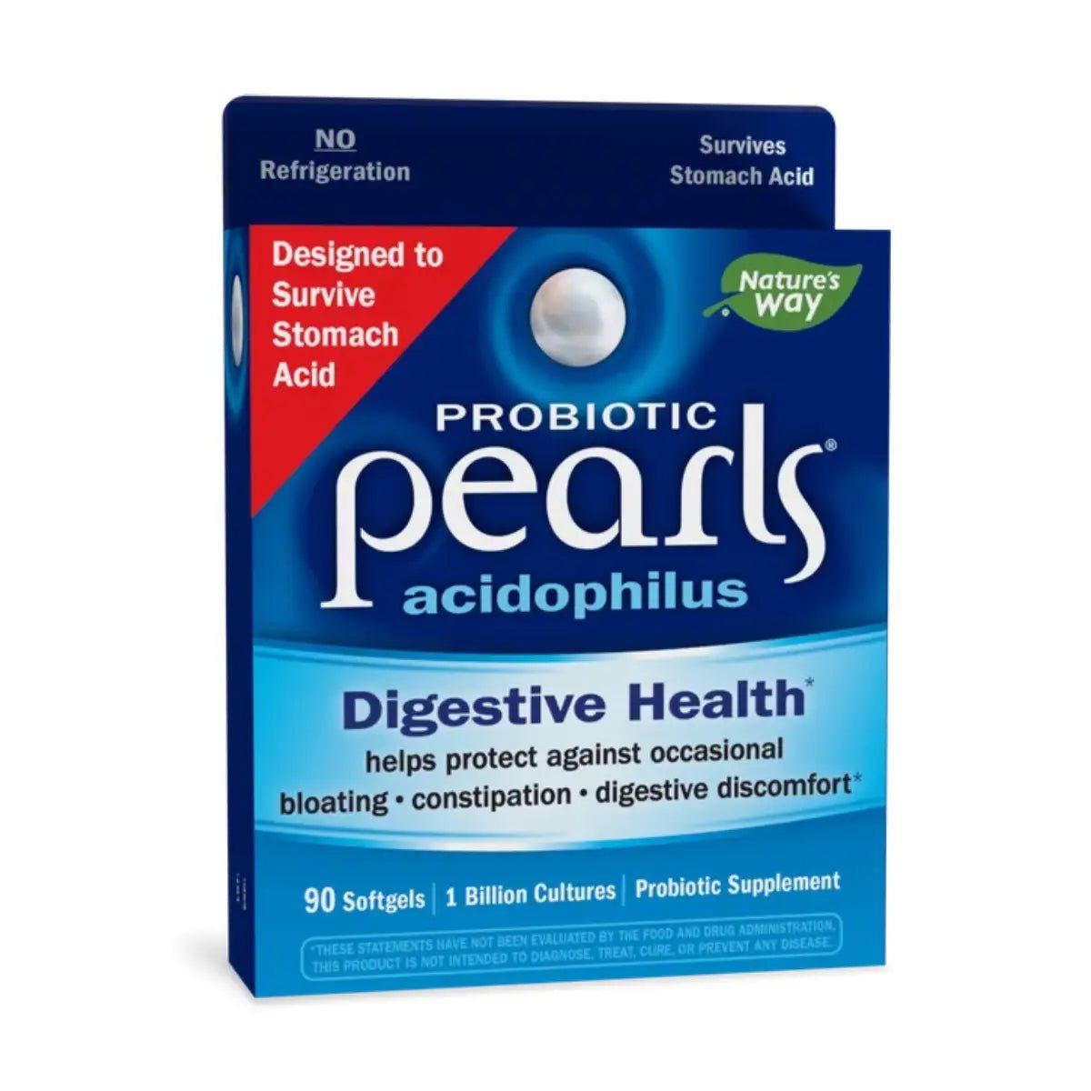 Nature's Perlas Probióticas con Acidophilus 90 Softgels - Hi Vitamins