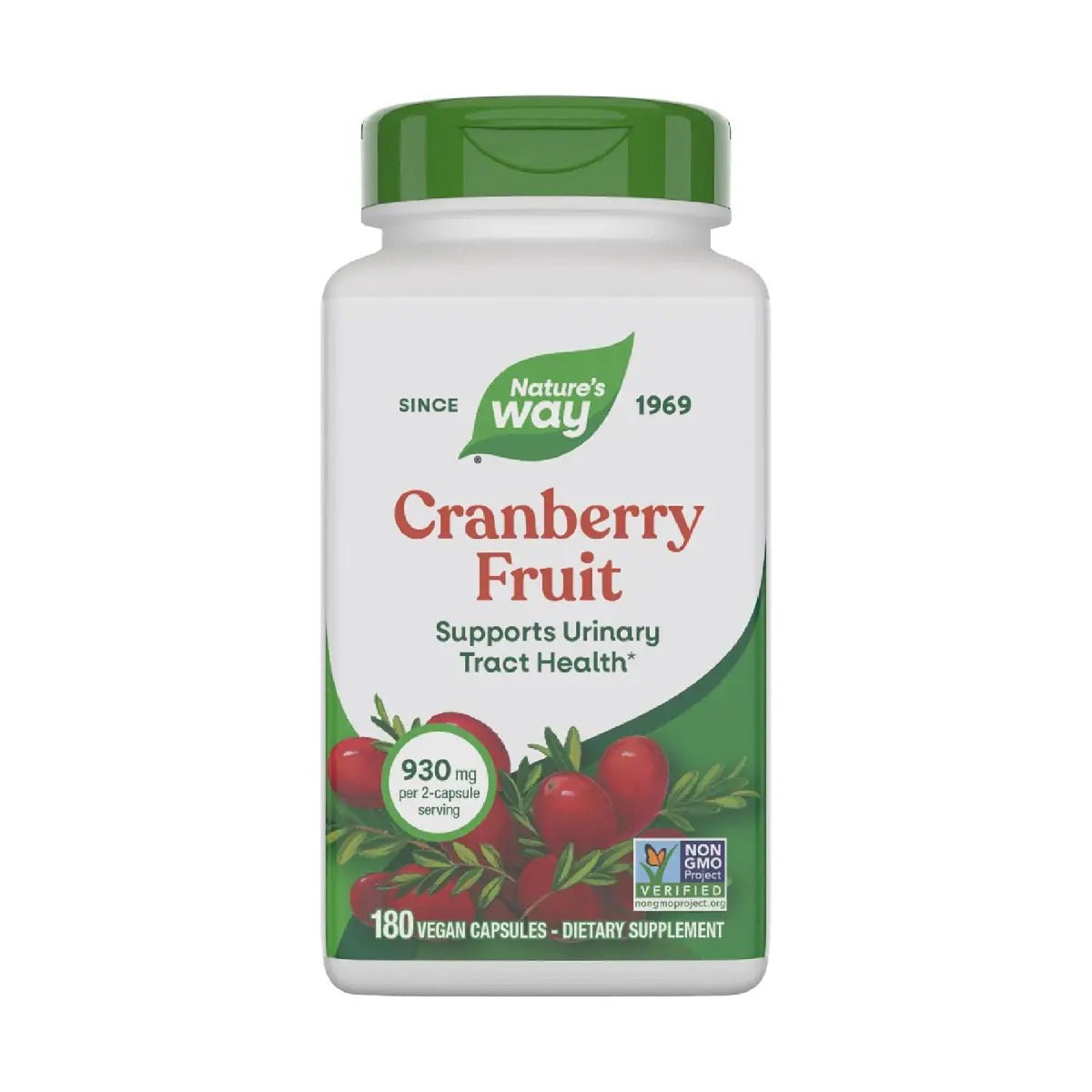 Nature’s Way Cranberry Fruit 180 Cápsulas - Hi Vitamins