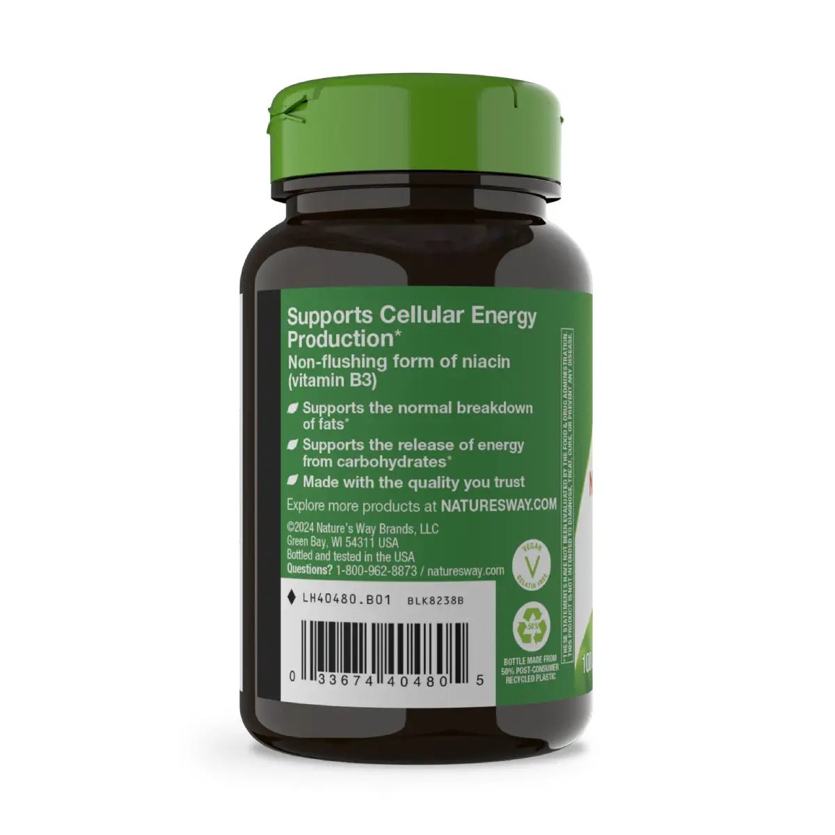 Nature's Way Niacinamida 500 Mg 100 Cápsulas - Hi Vitamins