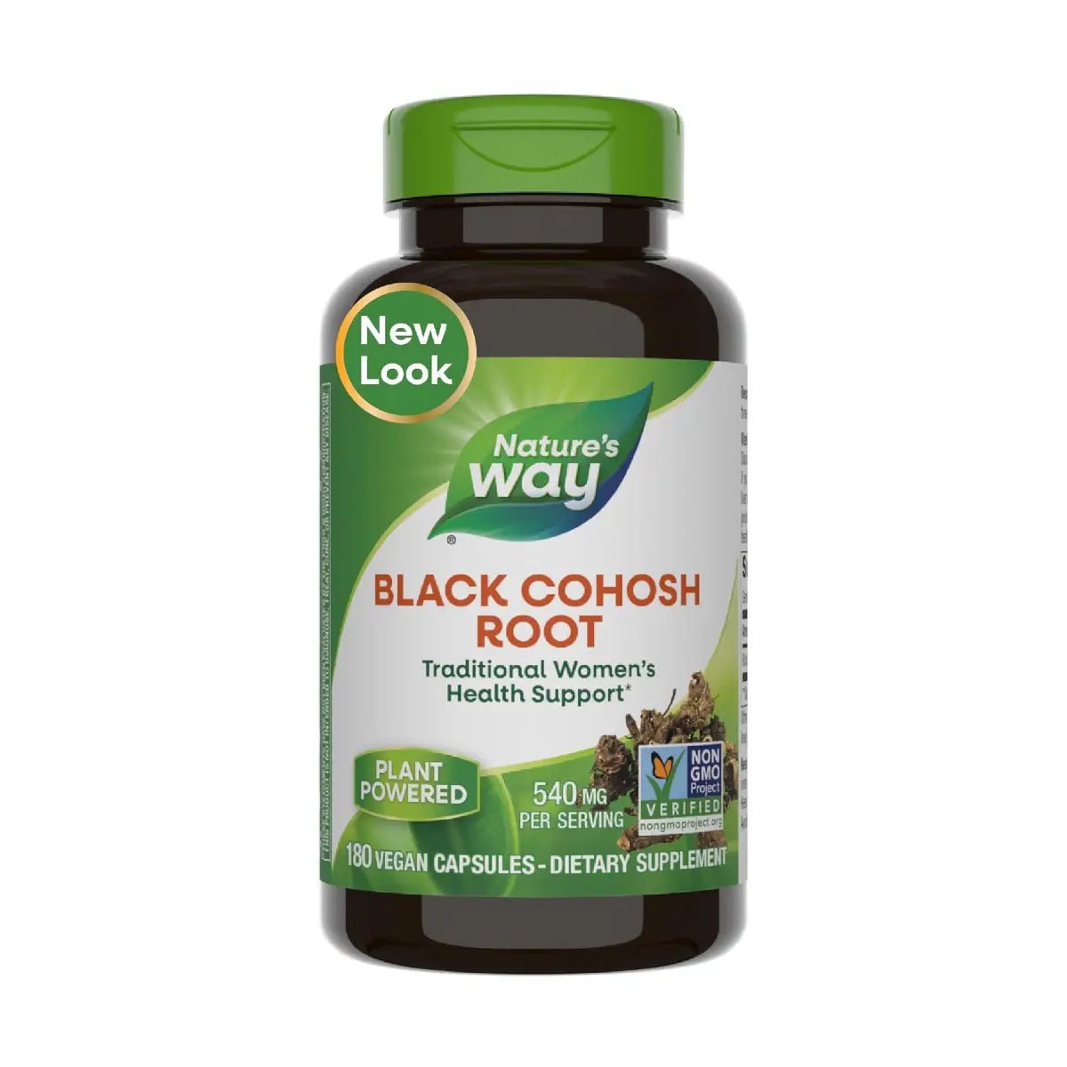 Nature's Way® Black Cohosh Root 540 mg 180 Cápsulas - Hi Vitamins