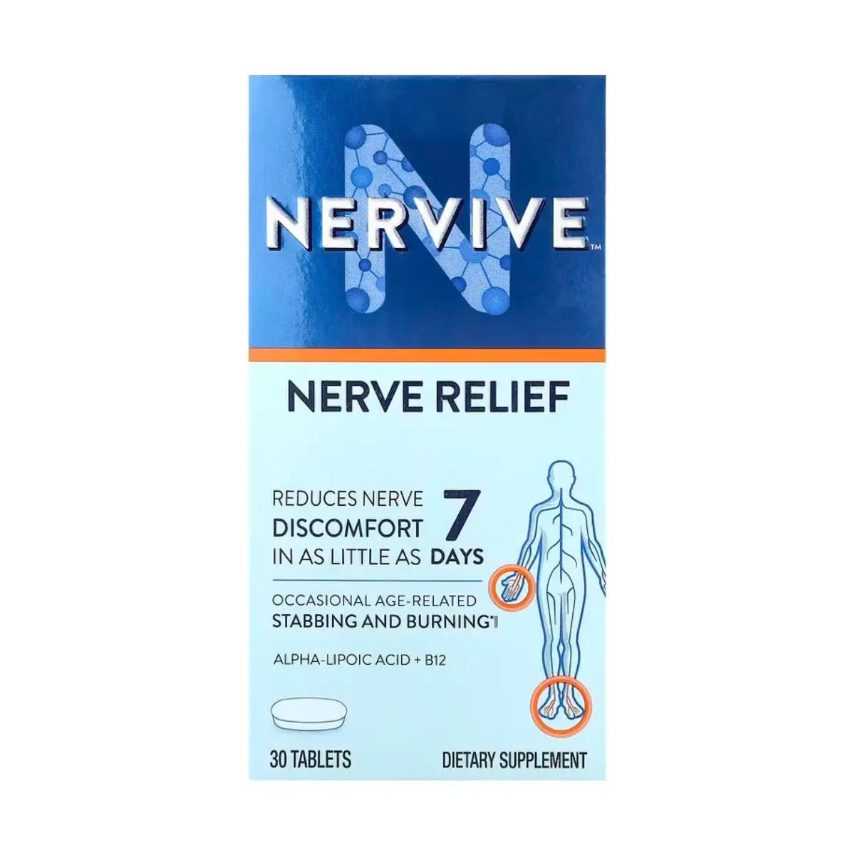 Nervive® Nerve Relief 30 Tabletas - Hi Vitamins