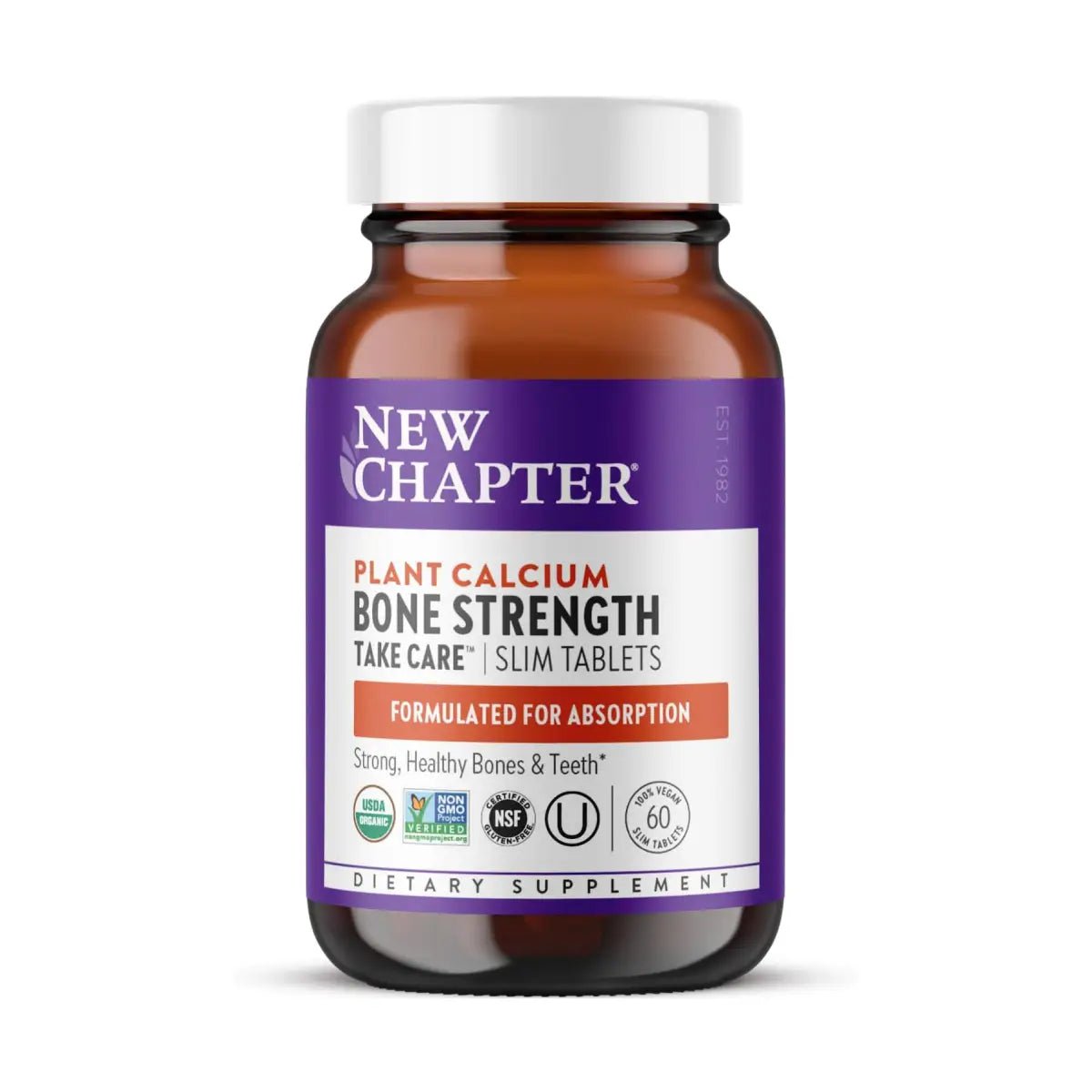 New Chapter® Bone Strength Take Care 60 Tabletas - Hi Vitamins