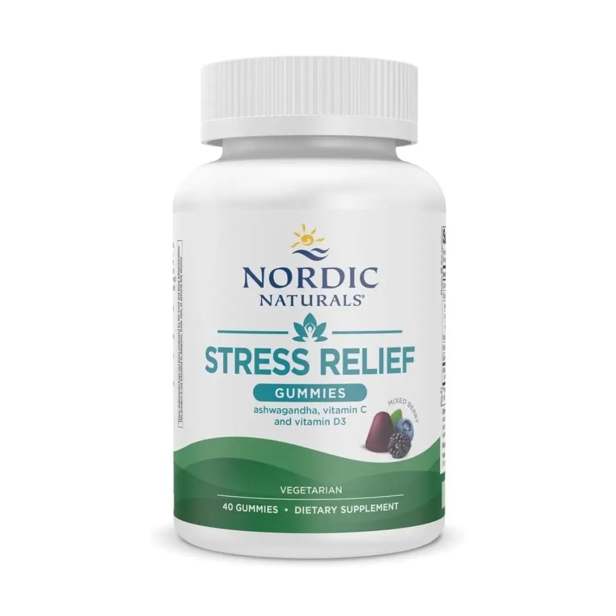 Nordic Naturals Alivio del Estrés 40 Gomitas Sabor Mix de Bayas - Hi Vitamins