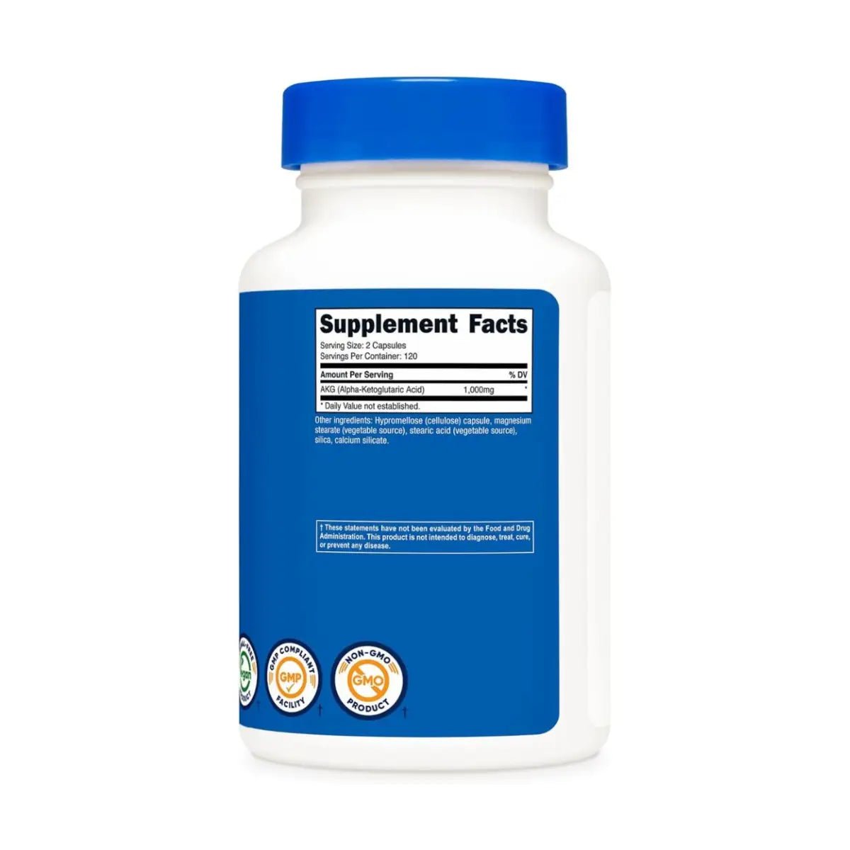 Nutricost AKG 1000 Mg 240 Cápsulas - Hi Vitamins