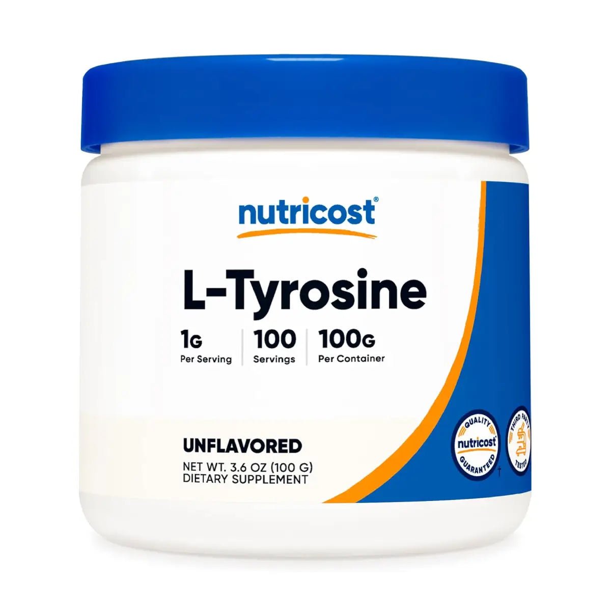 Nutricost L - Tirosina en Polvo 100 g sin sabor – Apoyo cognitivo - Hi Vitamins