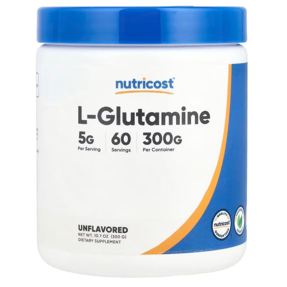 Nutricost L - Glutamine 60 Servings 300g - Hi Vitamins