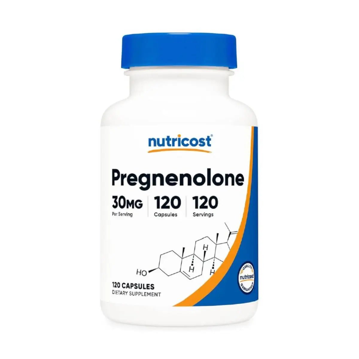 Nutricost Pregnenolona 30 Mg 120 Cápsulas - Hi Vitamins
