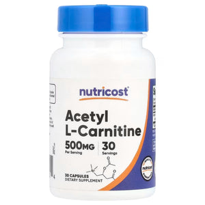 Nutricost Acetyl L-Carnitine 500 Mg 30 Capsules