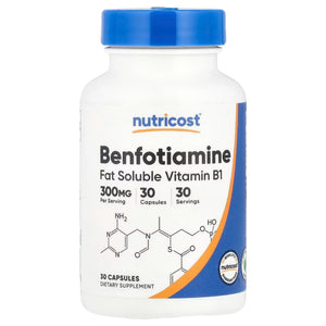 NUTRICOST BENFOTIAMINE 300 MG 30 CAPSULES