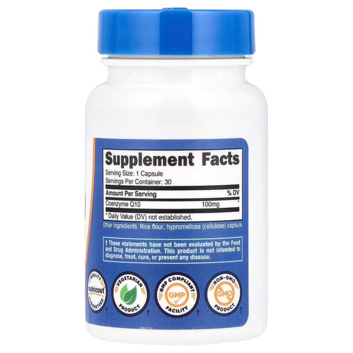 Nutricost Coq10 100 Mg 30 Cápsulas - Hi Vitamins