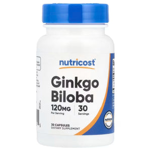 NUTRICOST GINKGO BILOBA 120 MG 30 CAPSULES