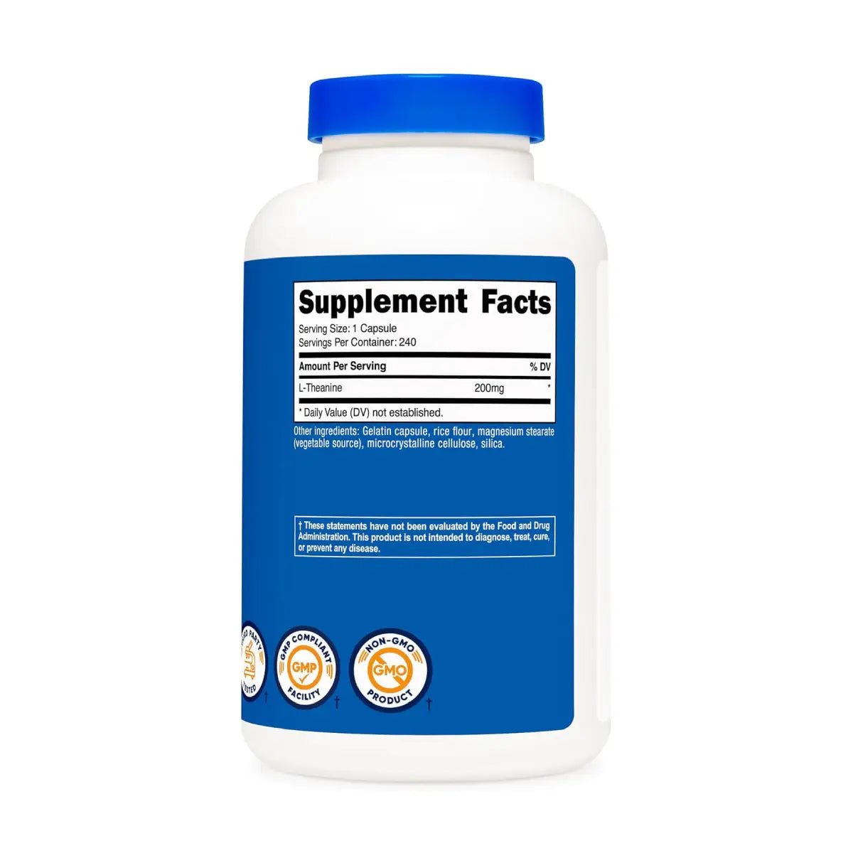 Nutricost® L - Teanina (L - Theanine) 200 mg 240 Cápsulas - Hi Vitamins