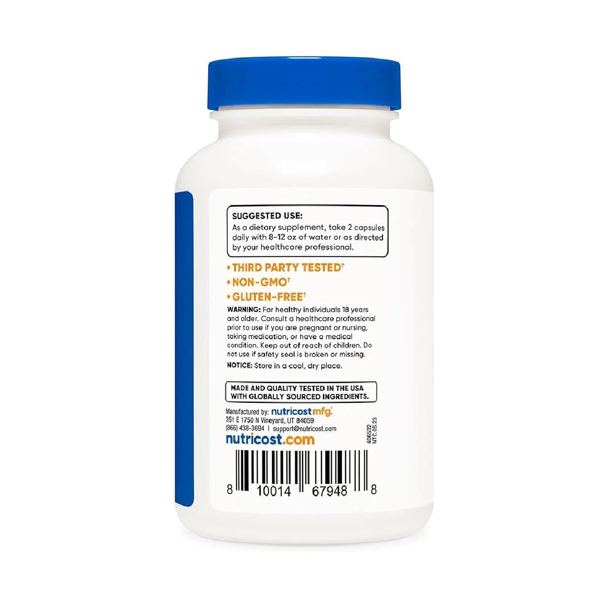 Nutricost® Resveratrol 700 Mg 120 Cápsulas - Hi Vitamins