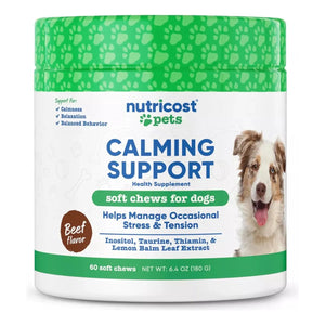 NUTRICOST PET CALMING SUPPORT 60 CHEWABLES