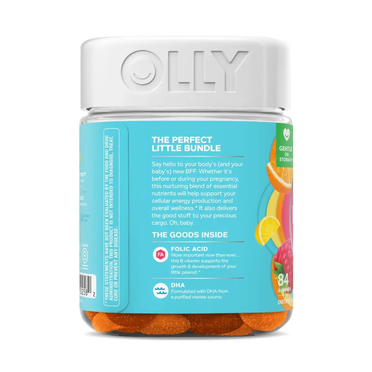 OLLY Gomitas Prenatales Esenciales Ácido Fólico + Vitamina D + DHA 84 gomitas - Hi Vitamins