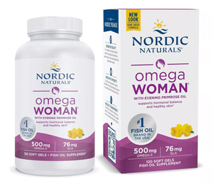 NORDIC NATURALS OMEGA WOMAN 120 CAPSULES