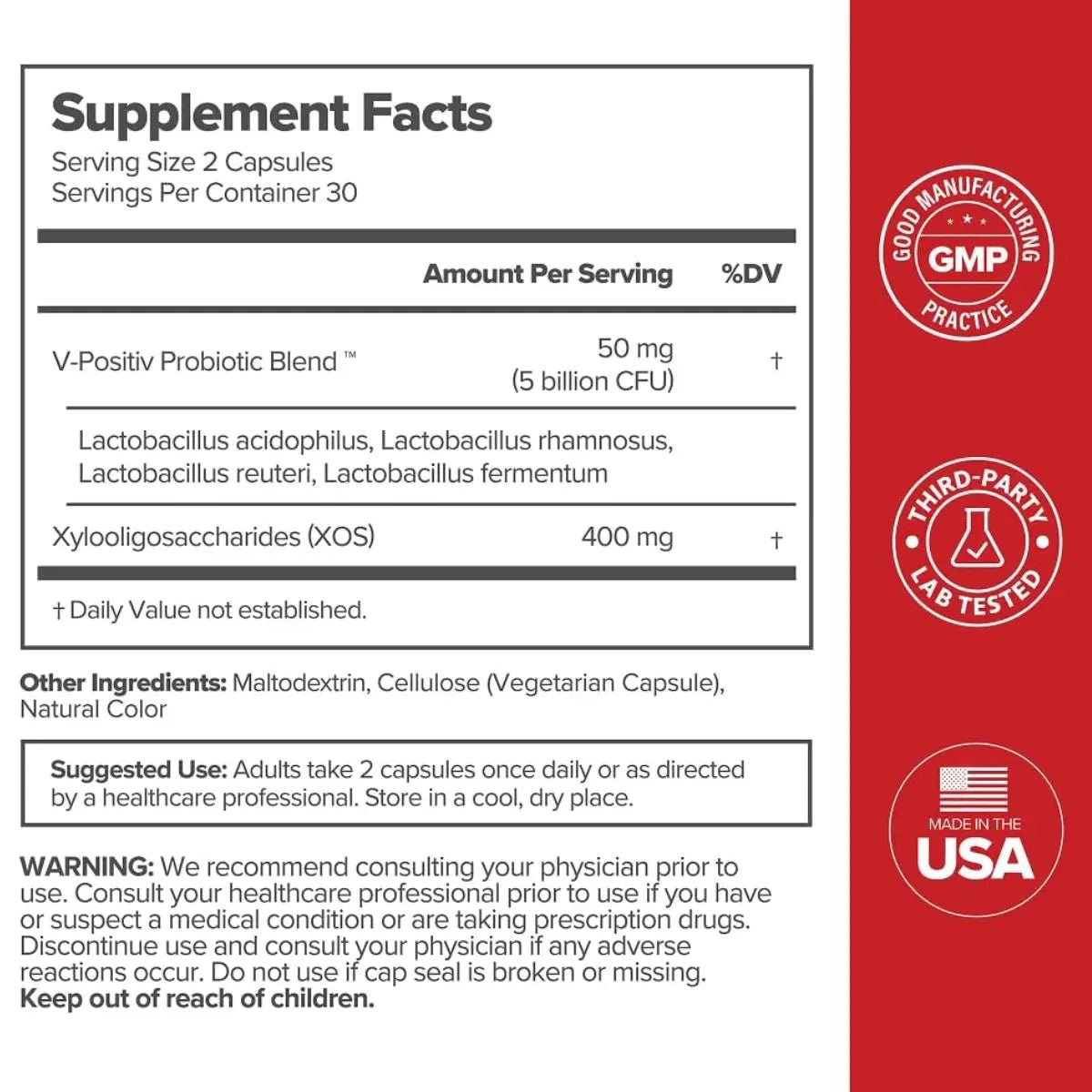 O Positiv Health URO Probiótico vaginal 60 cápsulas - Hi Vitamins