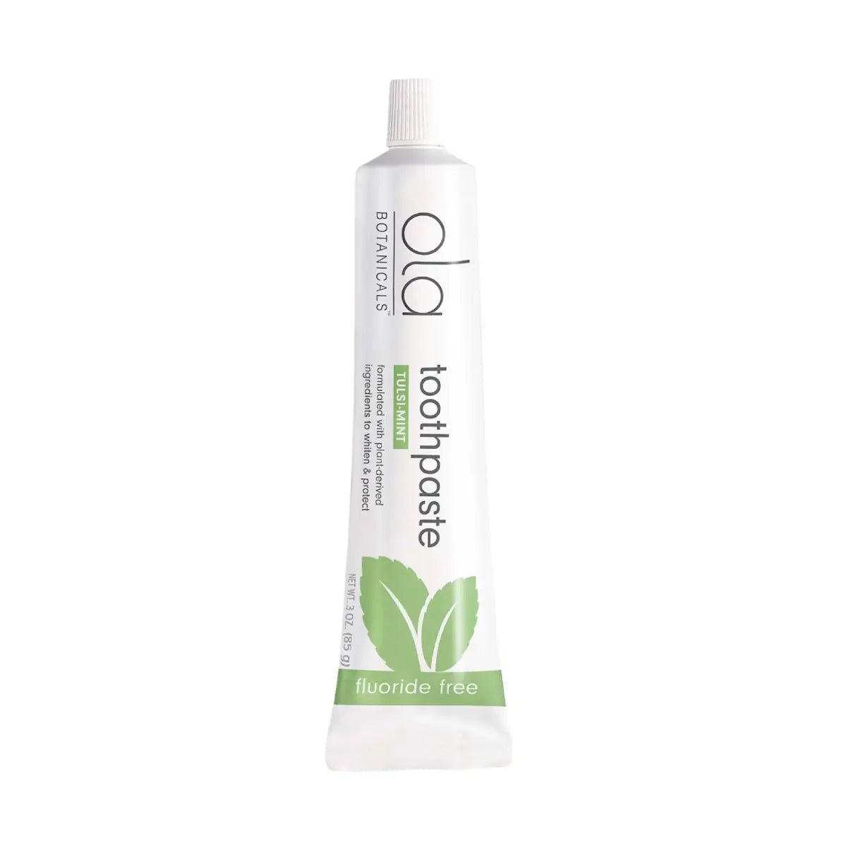 Ola Botanicals Toothpaste 3 oz Pasta Dental Natural Sin Fluor con Tulsi y Menta - Hi Vitamins