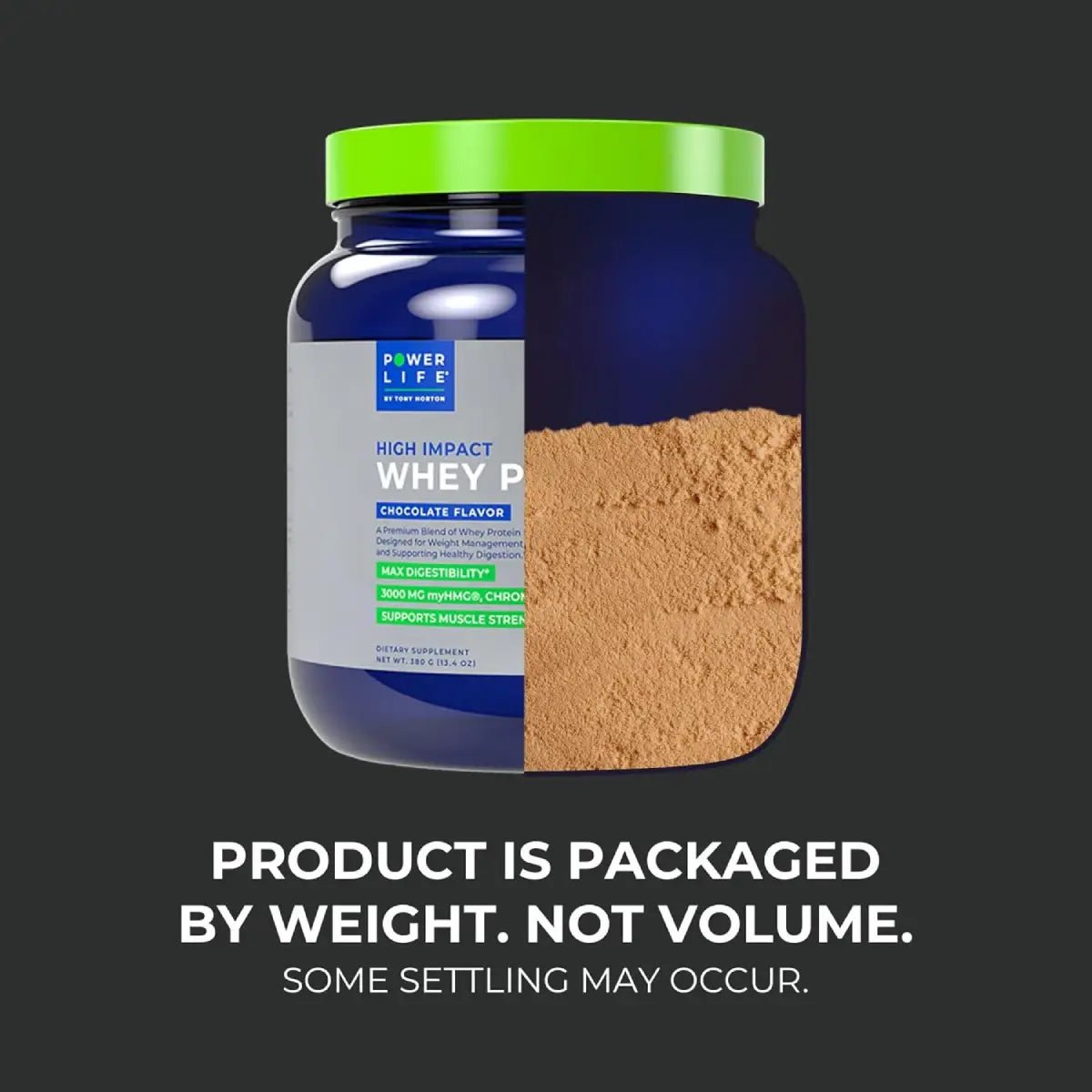 POWER LIFE® Proteína Vegetal de Alto Impacto 386.82 G (13.64 oz) sabor Chocolate - Hi Vitamins