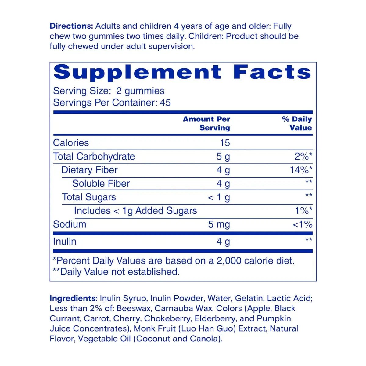 Phillips' Fibra Prebiótica 90 gomitas - Hi Vitamins
