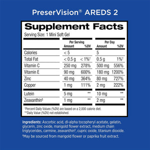 PRESERVISION AREDS 2 120 MINI SOFT GELS