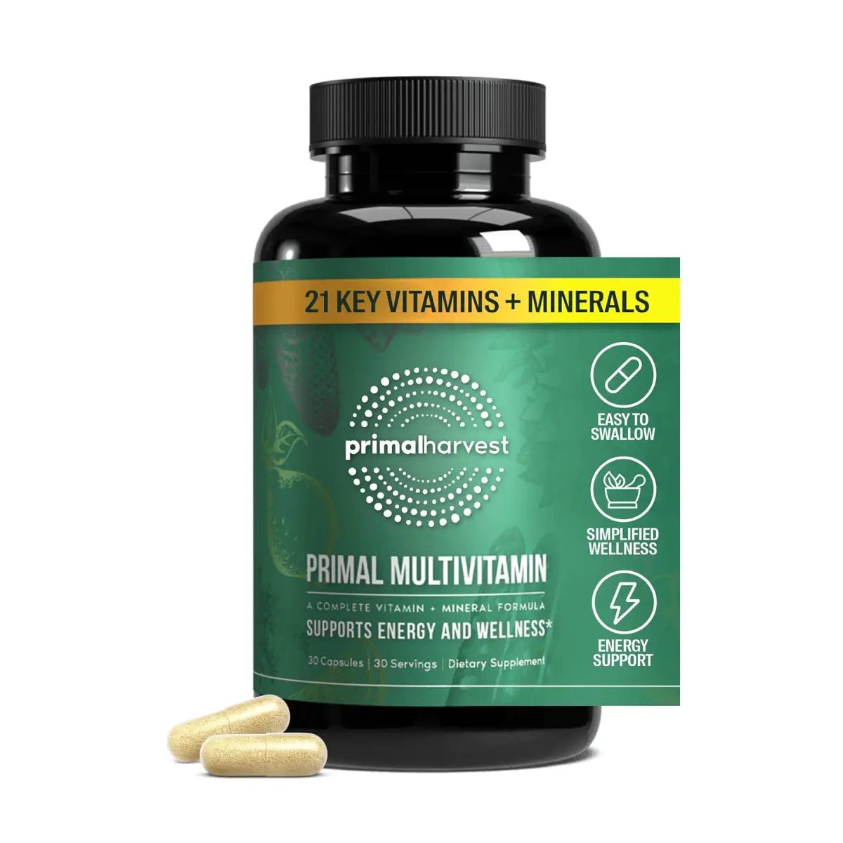 Primal Harvest Primal Multivitamínico 30 Cápsulas - Hi Vitamins