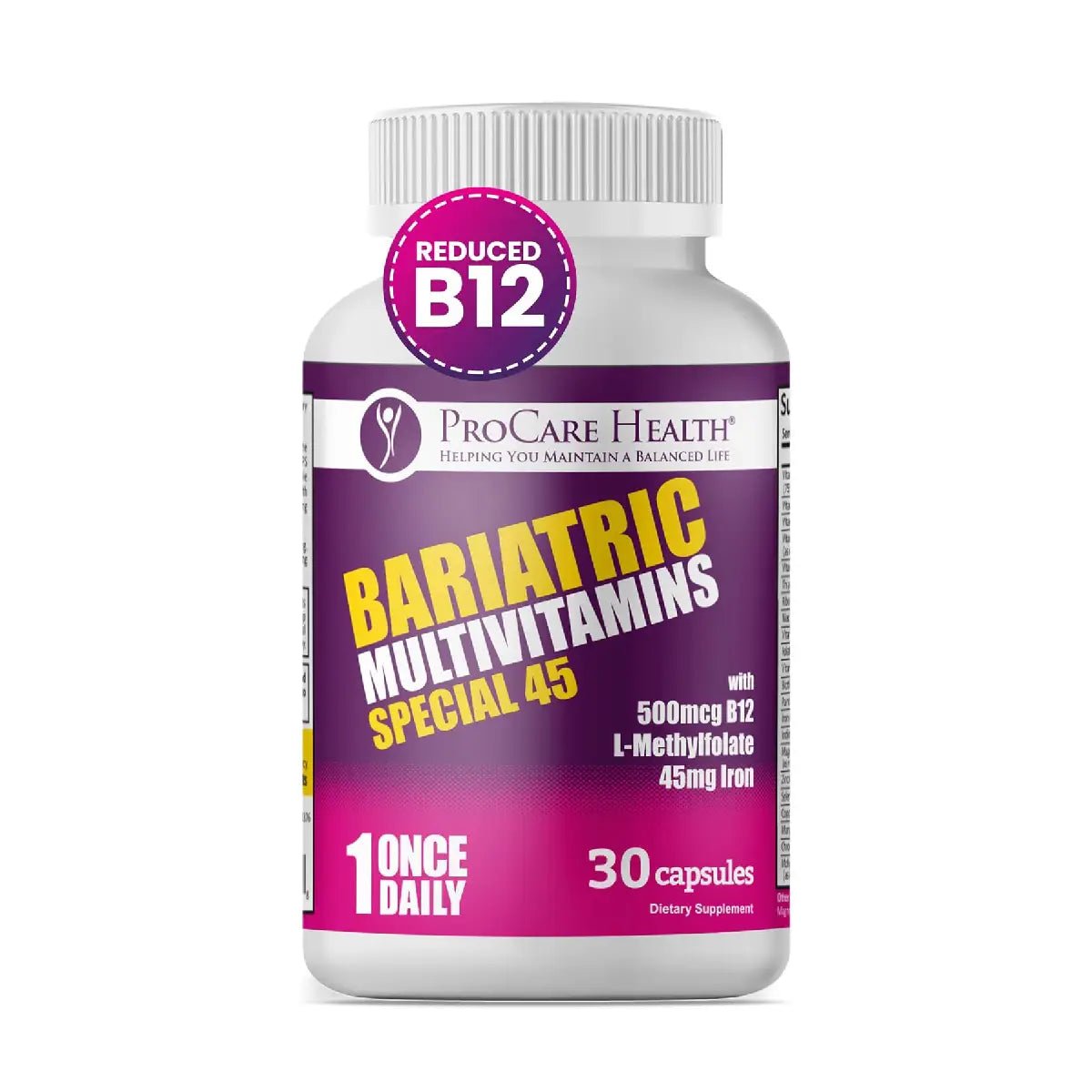 ProCare Health Multivitamínico Special 45mg Iron 30 Cápsulas - Hi Vitamins