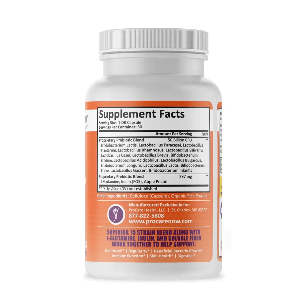 ProCare Health Probiótico 50 Billion CFU 30 Cápsulas - Hi Vitamins