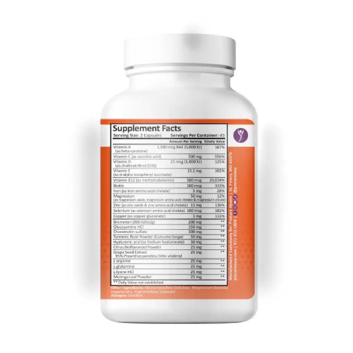 ProCare Health Wound Support 90 Cápsulas - Hi Vitamins